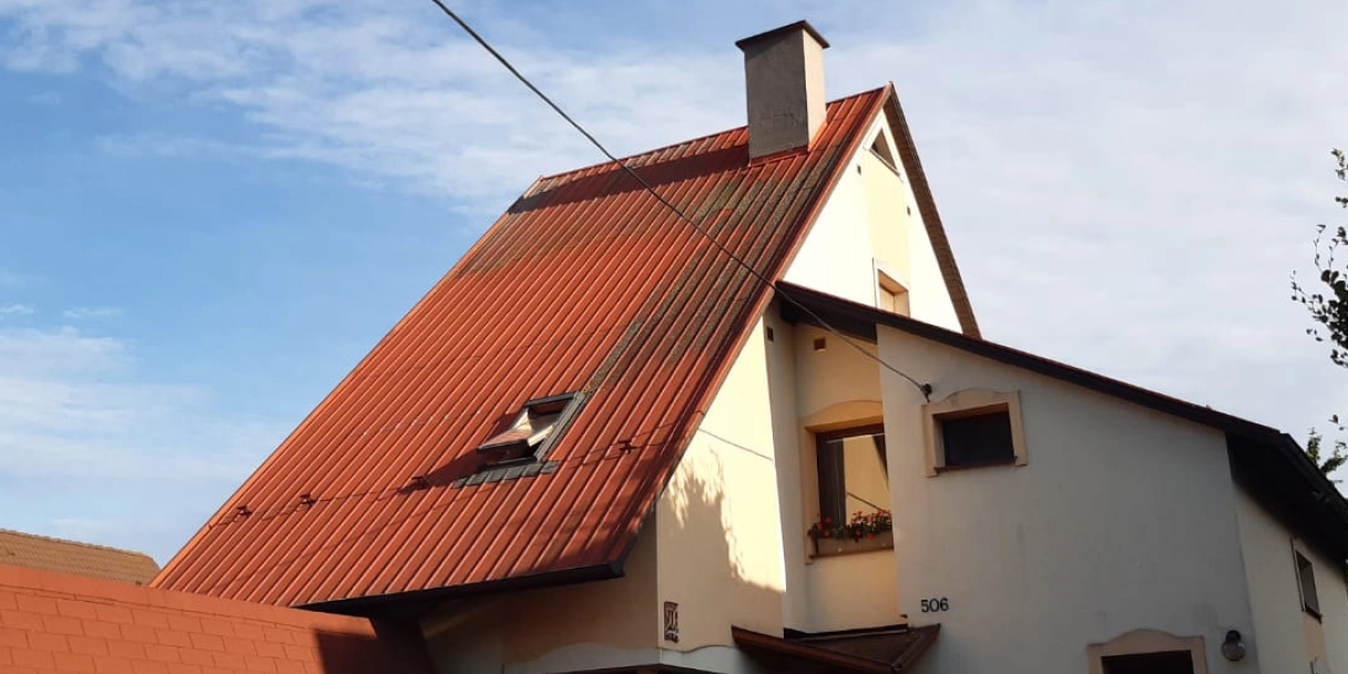 Náter strechy – rodinný dom, Trenčianska Turná
