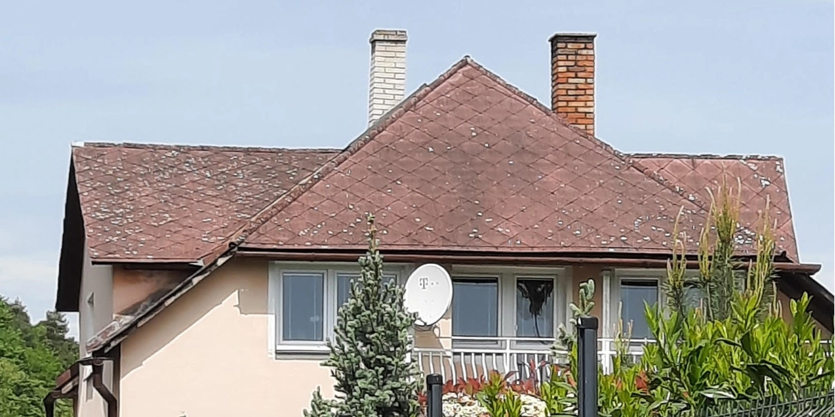 Náter strechy – eternit – Streženice